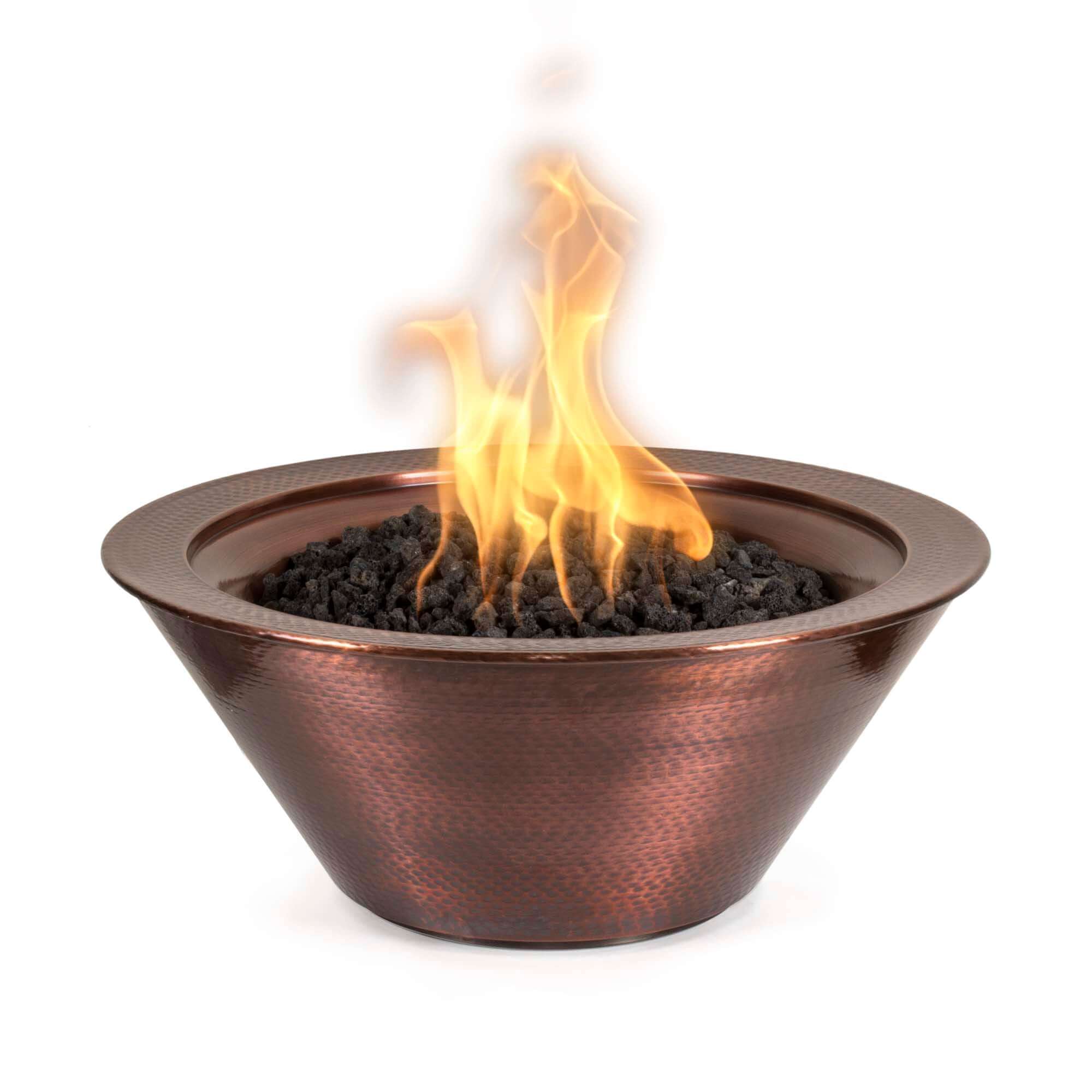 Cazo Hammered Copper Fire Bowl - OPT - 101 - 24NWF - by The Outdoor Plus | Buy at Agent BBQ