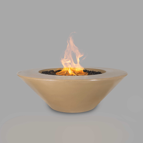 Cazo Wide Ledge Concrete Fire Pit - Concrete Fire Pit by The Outdoor Plus | Buy at Agent BBQ