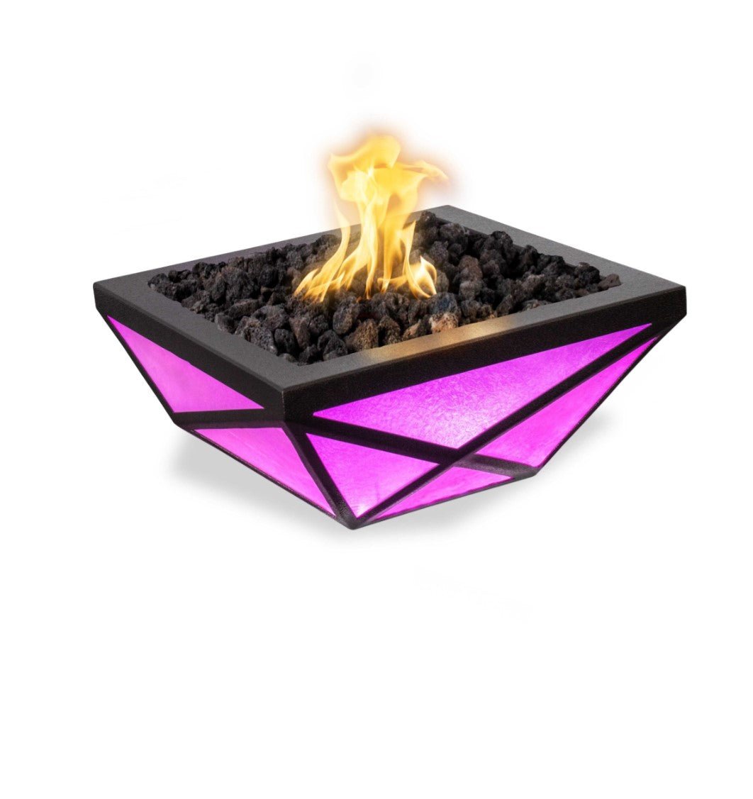 Gladiator Led Fire Bowl Metal Powder Coat by The Outdoor Plus - Metal Fire Bowl by The Outdoor Plus | Buy at Agent BBQ