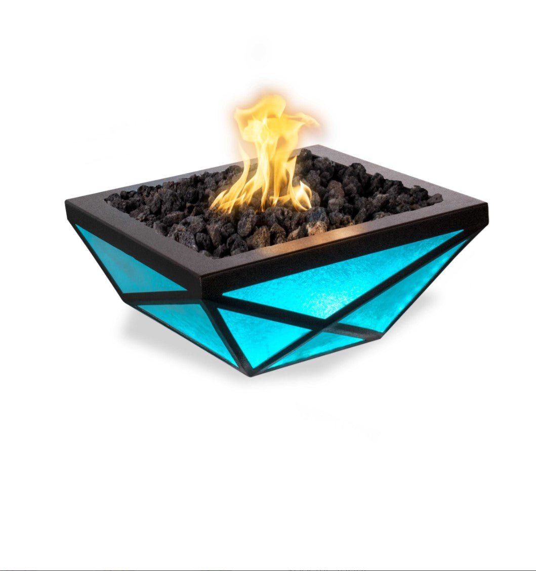 Gladiator Led Fire Bowl Metal Powder Coat by The Outdoor Plus - Metal Fire Bowl by The Outdoor Plus | Buy at Agent BBQ