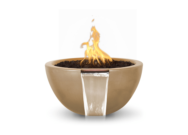 Luna Concrete Fire & Water Bowl - Concrete Fire & Water Bowl by The Outdoor Plus | Buy at Agent BBQ