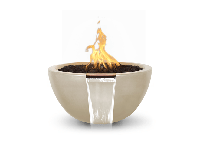 Luna Concrete Fire & Water Bowl - Concrete Fire & Water Bowl by The Outdoor Plus | Buy at Agent BBQ