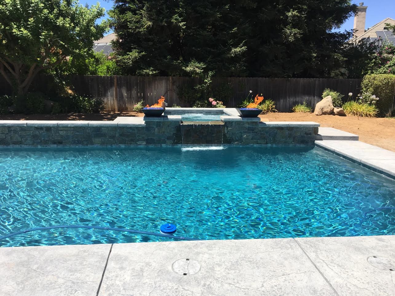Maya 36 - Inch Square Concrete Fire Bowl - OPT - 36SFO - by The Outdoor Plus | Buy at Agent BBQ