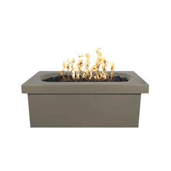 Ramona Rectangular Concrete Fire Table - Concrete Fire Table by The Outdoor Plus | Buy at Agent BBQ
