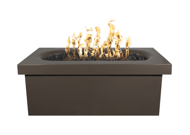 Ramona Rectangular Concrete Fire Table - Concrete Fire Table by The Outdoor Plus | Buy at Agent BBQ