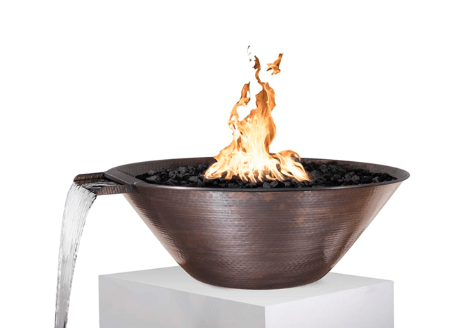 Remi Copper Fire & Water Bowl - Copper Fire & Water Bowl by The Outdoor Plus | Buy at Agent BBQ