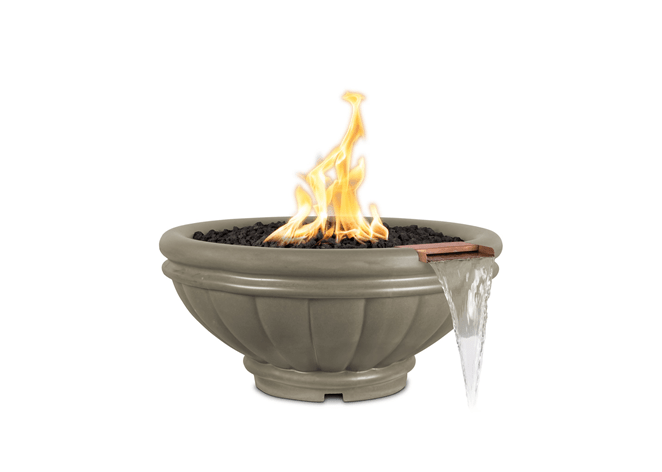 Roma Concrete Fire & Water Bowl - Concrete Fire & Water Bowl by The Outdoor Plus | Buy at Agent BBQ
