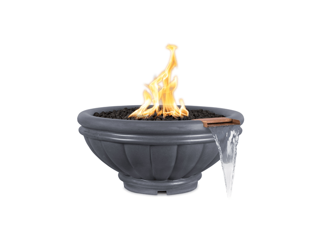 Roma Concrete Fire & Water Bowl - Concrete Fire & Water Bowl by The Outdoor Plus | Buy at Agent BBQ