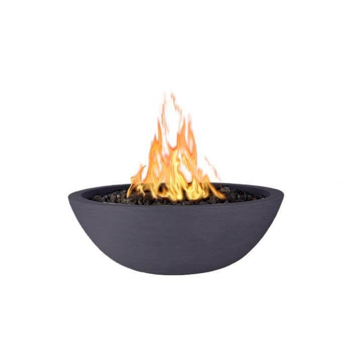 Sedona 27 - Inch Concrete Round Fire Bowl - by The Outdoor Plus | Buy at Agent BBQ