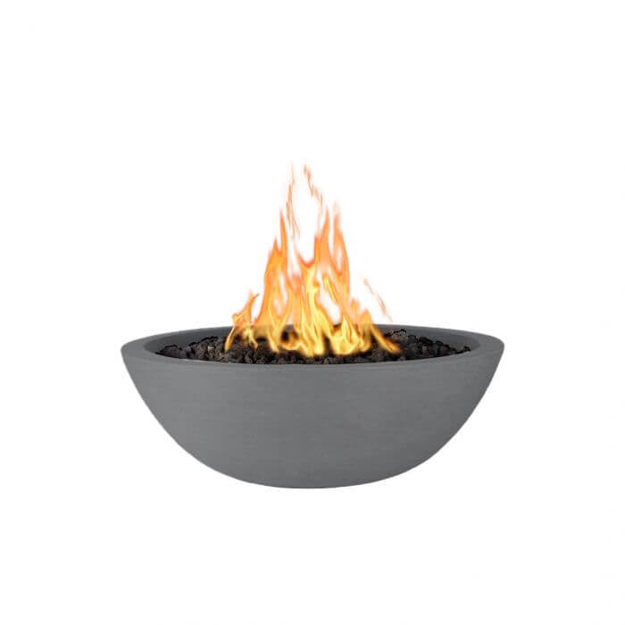 Sedona 27 - Inch Concrete Round Fire Bowl - by The Outdoor Plus | Buy at Agent BBQ