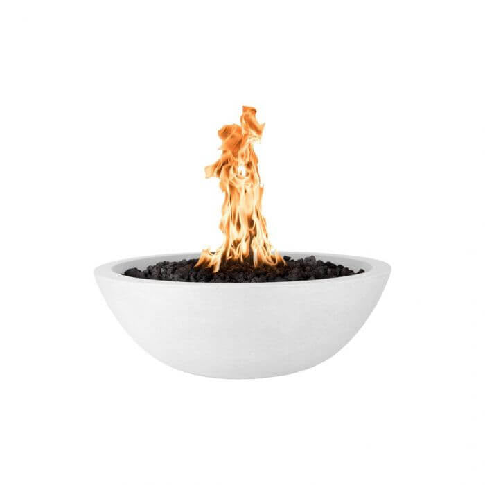 Sedona 27 - Inch Concrete Round Fire Bowl - by The Outdoor Plus | Buy at Agent BBQ