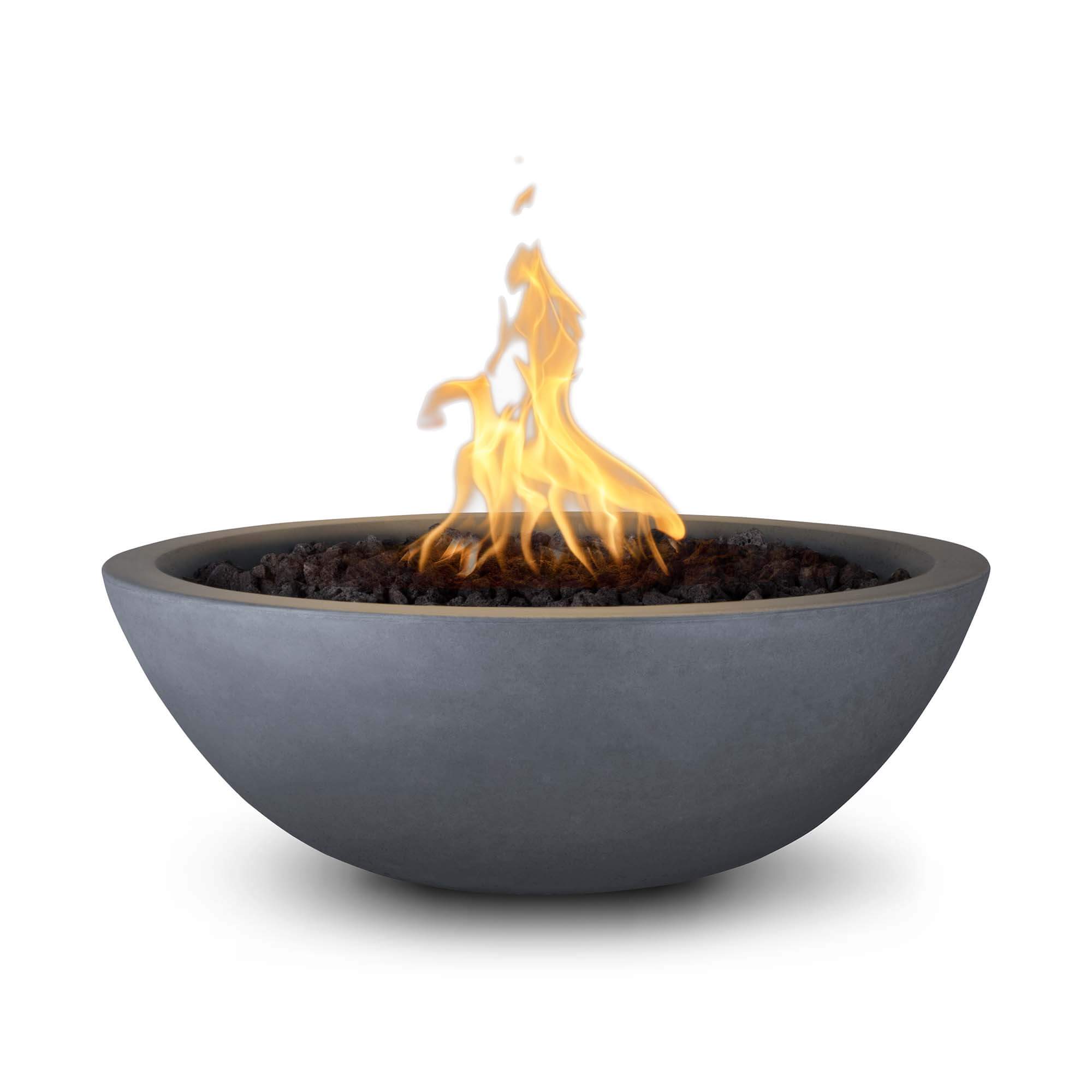 Sedona 27 - Inch Concrete Round Fire Bowl - by The Outdoor Plus | Buy at Agent BBQ