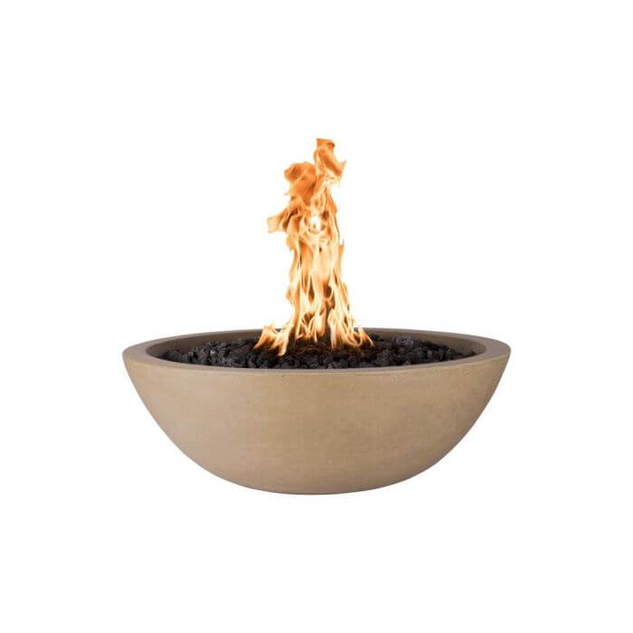 Sedona 33 - Inch Concrete Round Fire Bowl - by The Outdoor Plus | Buy at Agent BBQ