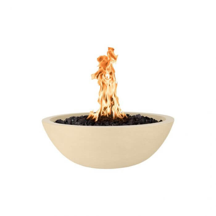 Sedona 33 - Inch Concrete Round Fire Bowl - by The Outdoor Plus | Buy at Agent BBQ