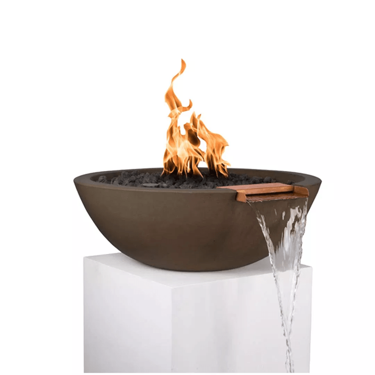 Sedona Concrete Fire & Water Bowl - Concrete Fire & Water Bowl by The Outdoor Plus | Buy at Agent BBQ