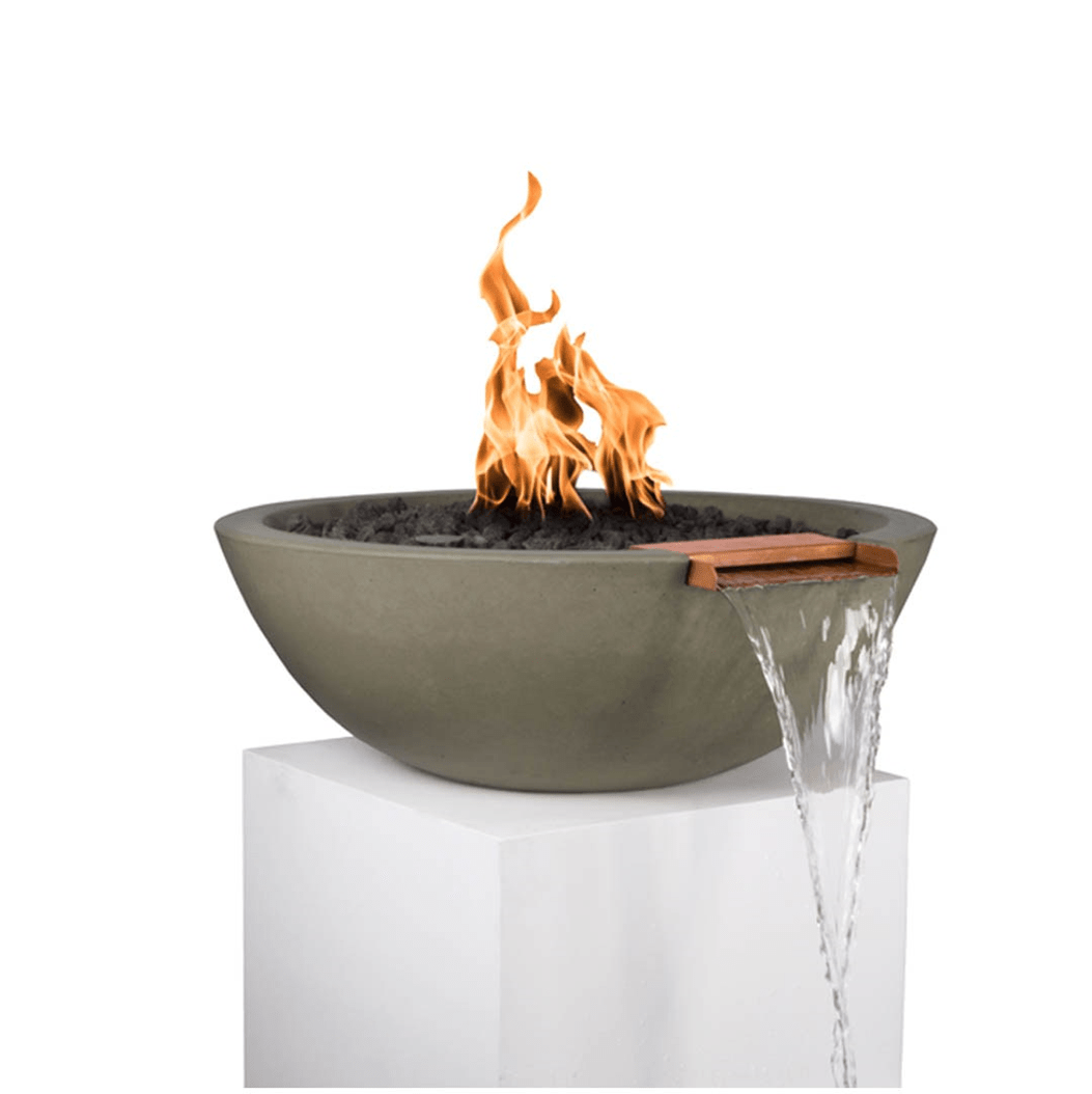 Sedona Concrete Fire & Water Bowl - Concrete Fire & Water Bowl by The Outdoor Plus | Buy at Agent BBQ