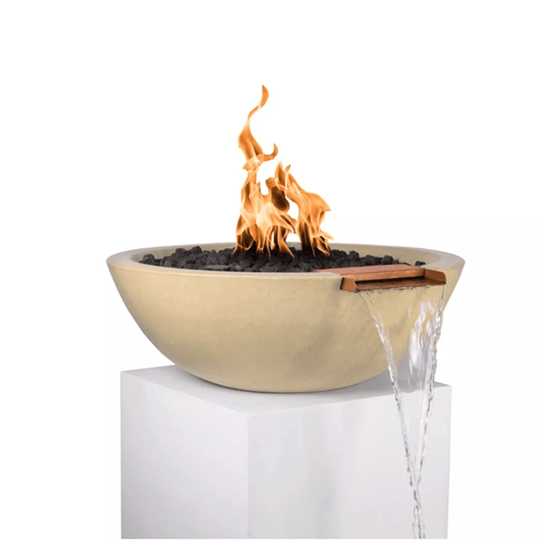 Sedona Concrete Fire & Water Bowl - Concrete Fire & Water Bowl by The Outdoor Plus | Buy at Agent BBQ