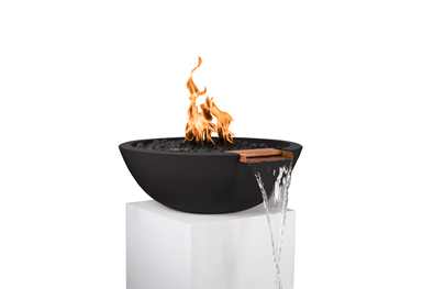 Sedona Concrete Fire & Water Bowl - Concrete Fire & Water Bowl by The Outdoor Plus | Buy at Agent BBQ