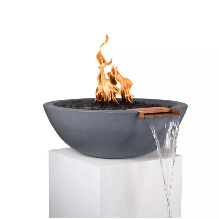 Sedona Concrete Fire & Water Bowl - Concrete Fire & Water Bowl by The Outdoor Plus | Buy at Agent BBQ