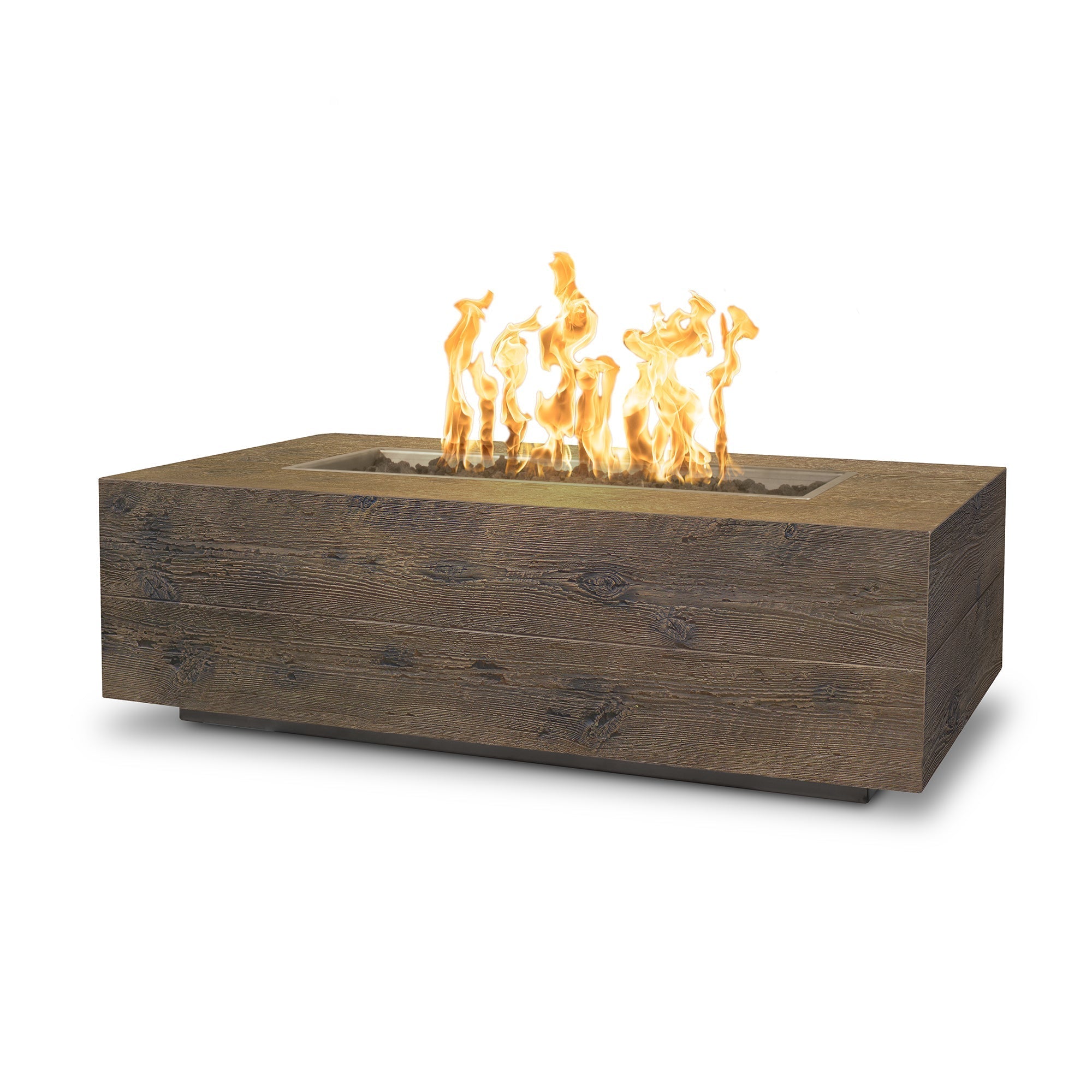 The Outdoor Plus Coronado Wood Grain Fire Pit 48" - OPT - COR48 - by The Outdoor Plus | Buy at Agent BBQ