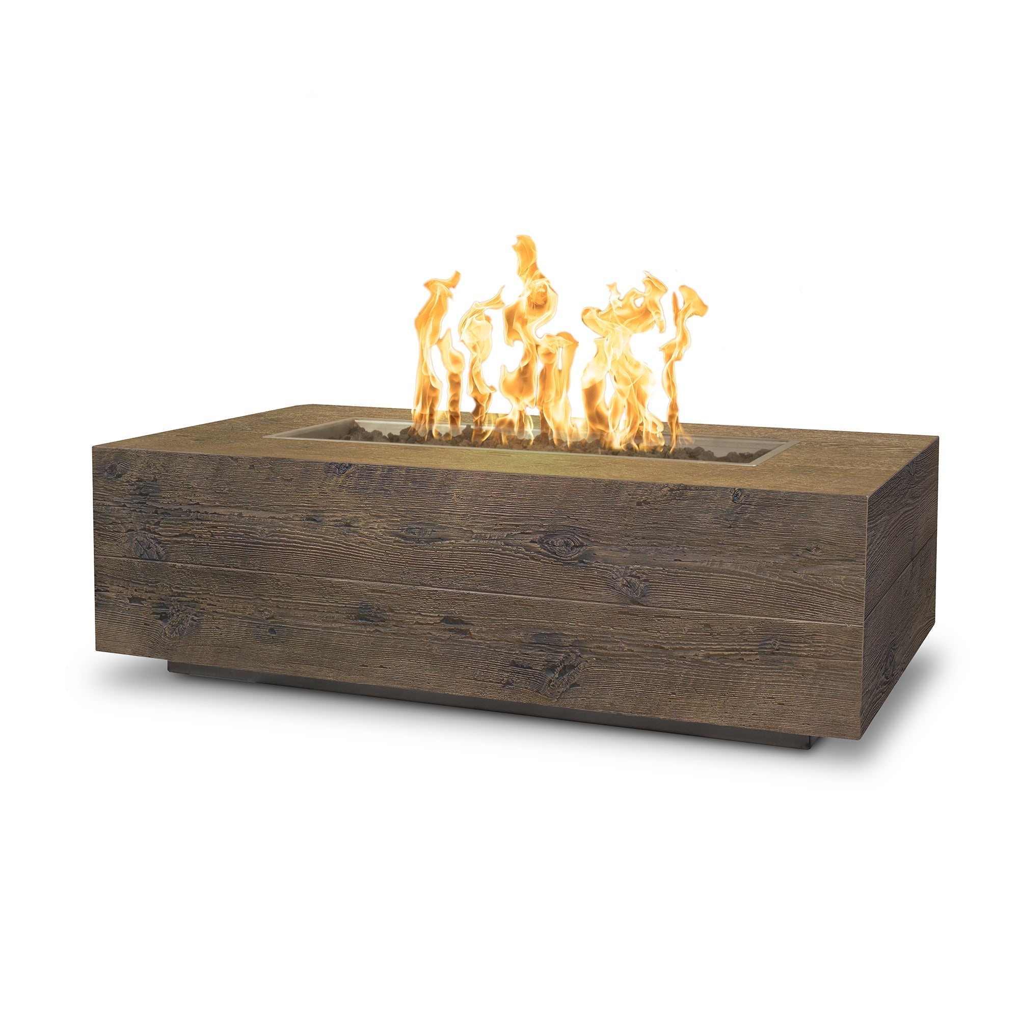 The Outdoor Plus Coronado Wood Grain Fire Pit 60" - OPT - COR60 - by The Outdoor Plus | Buy at Agent BBQ