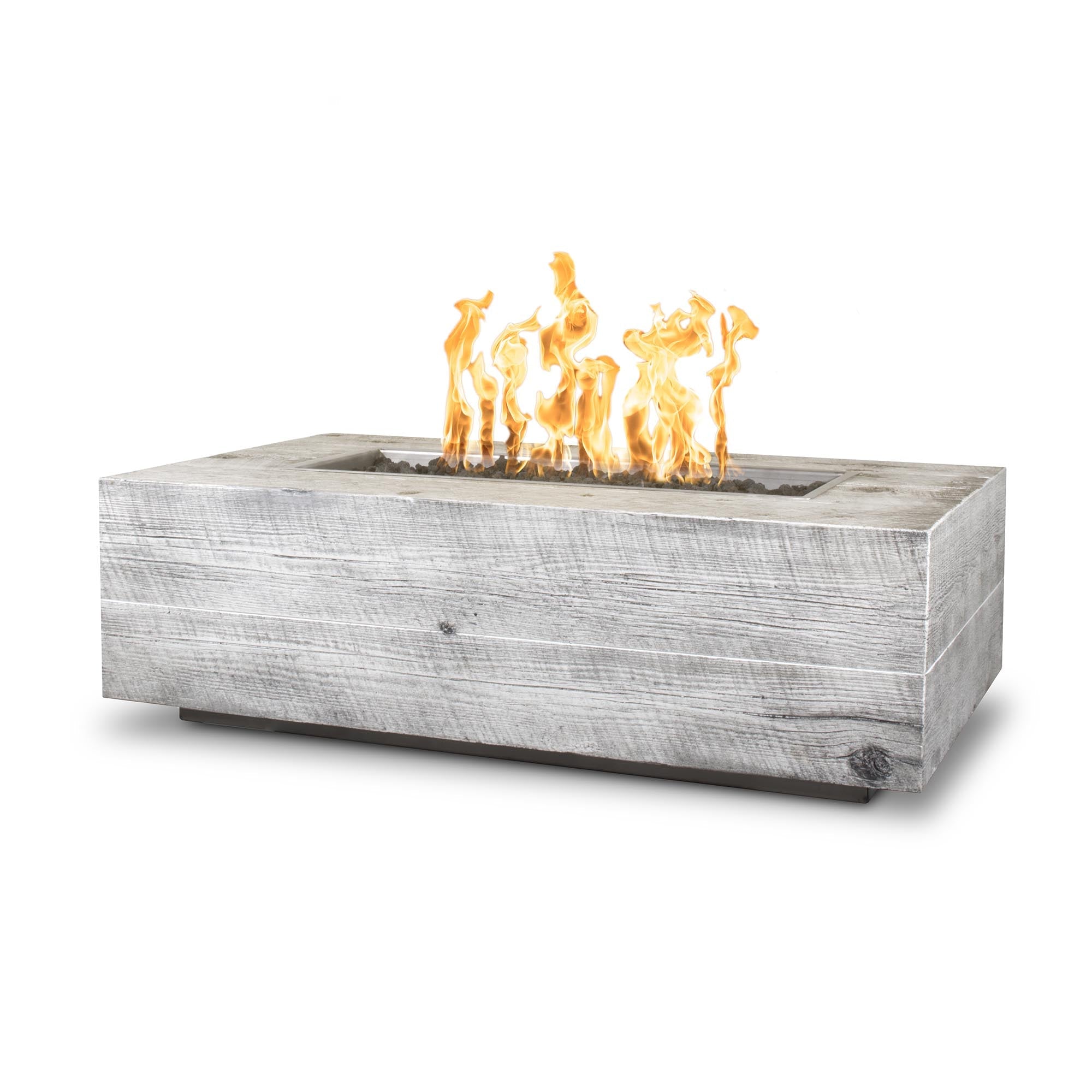 The Outdoor Plus Coronado Wood Grain Fire Pit 72" - OPT - COR72 - by The Outdoor Plus | Buy at Agent BBQ
