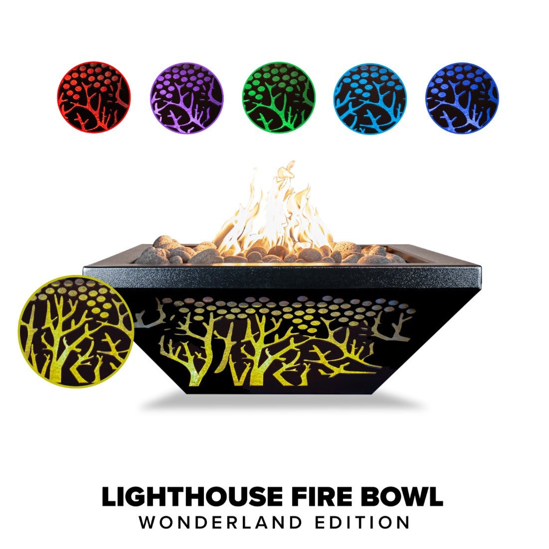 The Outdoor Plus Lighthouse Fire Bowl - Metal Fire Bowl by The Outdoor Plus | Buy at Agent BBQ