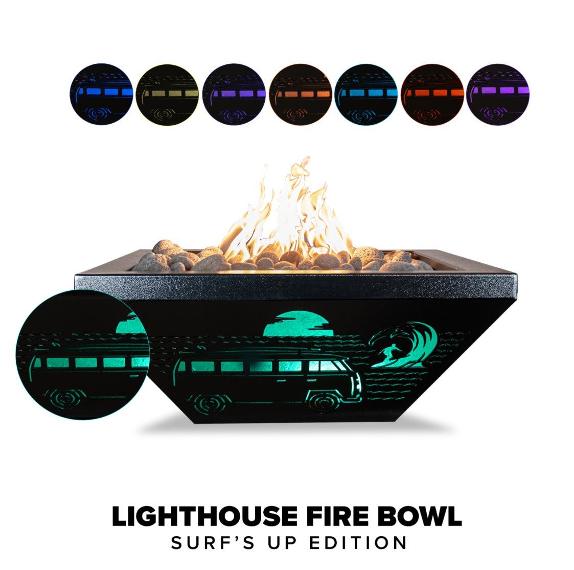 The Outdoor Plus Lighthouse Fire Bowl - Metal Fire Bowl by The Outdoor Plus | Buy at Agent BBQ
