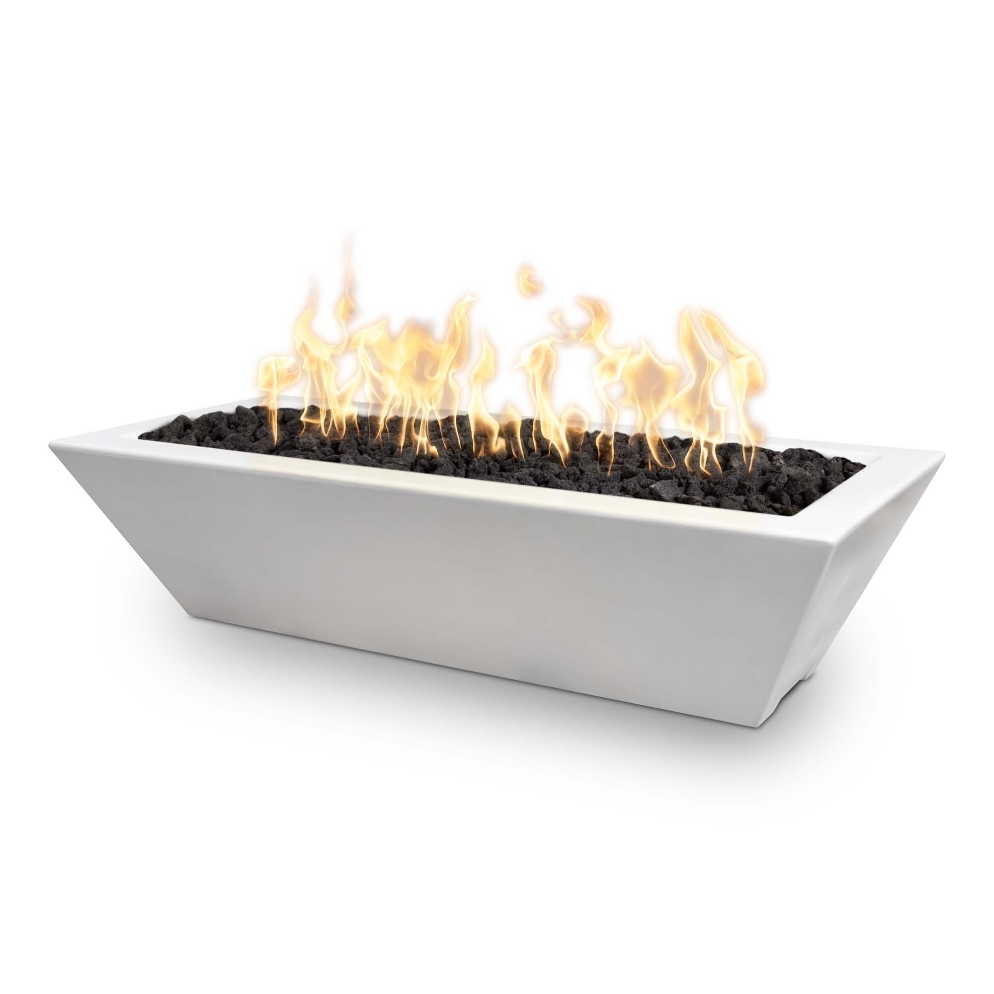 The Outdoor Plus Maya Concrete Linear Fire Bowl - Concrete Fire Bowl by The Outdoor Plus | Buy at Agent BBQ