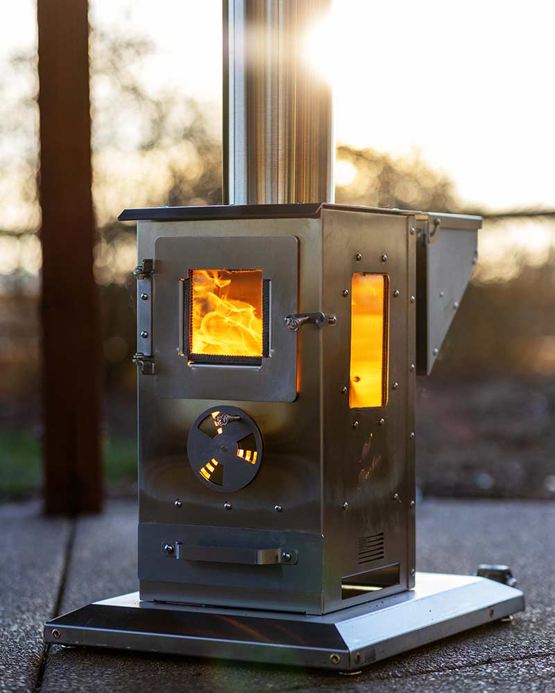 Timber Stoves Lil’ Timber® Patio Heater - Patio Heater by Timber Stoves | Buy at Agent BBQ