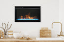 Amantii Traditional Extra Slim 33-Inch Smart Built-In Electric Firebox Insert