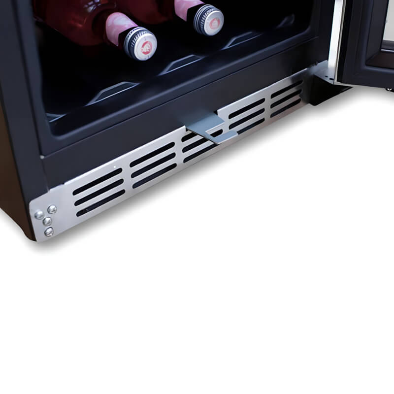 TrueFlame 15 Inch 3.2 Cu. Ft. Outdoor Dual Zone Wine Cooler - AMD - RFR - 15WD - by TrueFlame | Buy at Agent BBQ