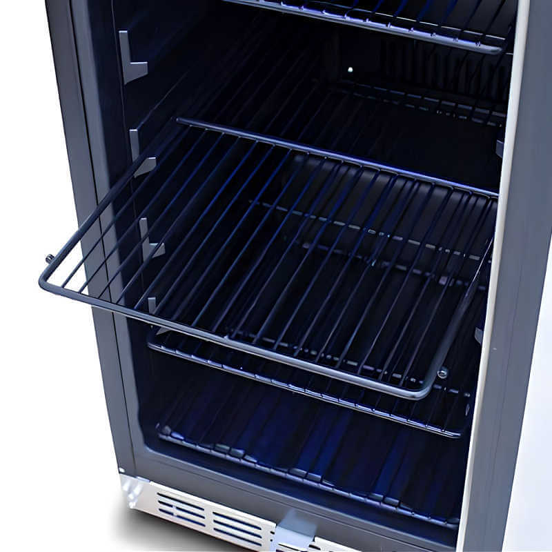 TrueFlame 15 Inch 3.2 Cu. Ft. Outdoor Refrigerator - AMD - RFR - 15S - by TrueFlame | Buy at Agent BBQ
