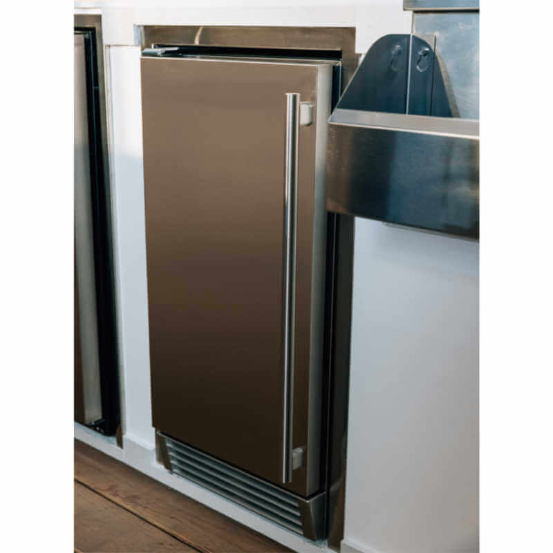TrueFlame 15 - Inch 50 Lbs Capacity Outdoor Rated Ice Maker - AMD - IM - 15N - by TrueFlame | Buy at Agent BBQ