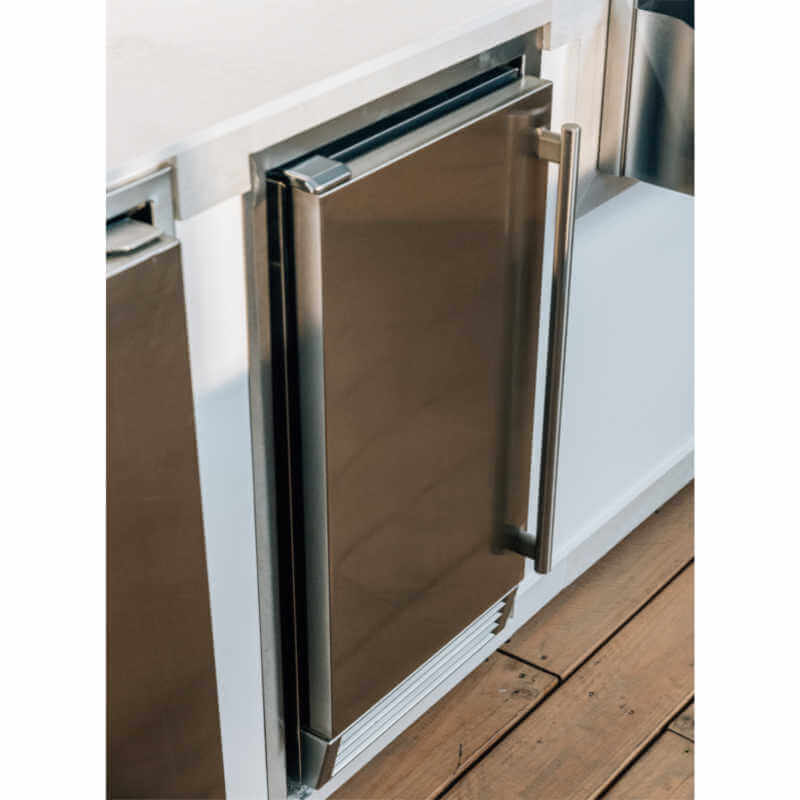 TrueFlame 15 - Inch 50 Lbs Capacity Outdoor Rated Ice Maker - AMD - IM - 15N - by TrueFlame | Buy at Agent BBQ