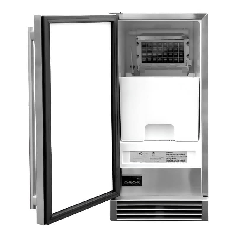 TrueFlame 15 - Inch 50 Lbs Capacity Outdoor Rated Ice Maker - AMD - IM - 15N - by TrueFlame | Buy at Agent BBQ