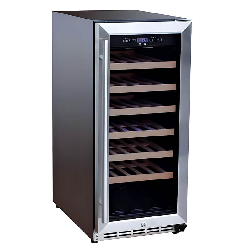 TrueFlame 15 Inch Outdoor Single Zone Wine Cooler - AMD - RFR - 15W - by TrueFlame | Buy at Agent BBQ