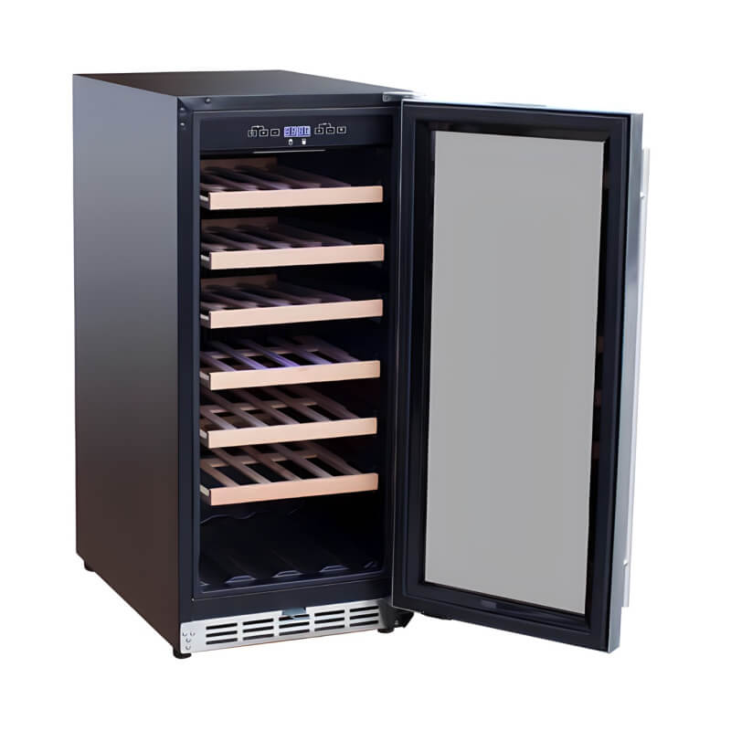 TrueFlame 15 Inch Outdoor Single Zone Wine Cooler - AMD - RFR - 15W - by TrueFlame | Buy at Agent BBQ