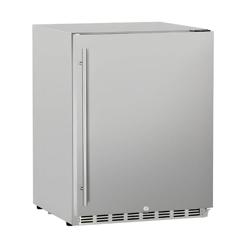 TrueFlame 24 Inch 5.3 Cu. Ft. Deluxe Outdoor Refrigerator - AMD - RFR - 24S - A - by TrueFlame | Buy at Agent BBQ
