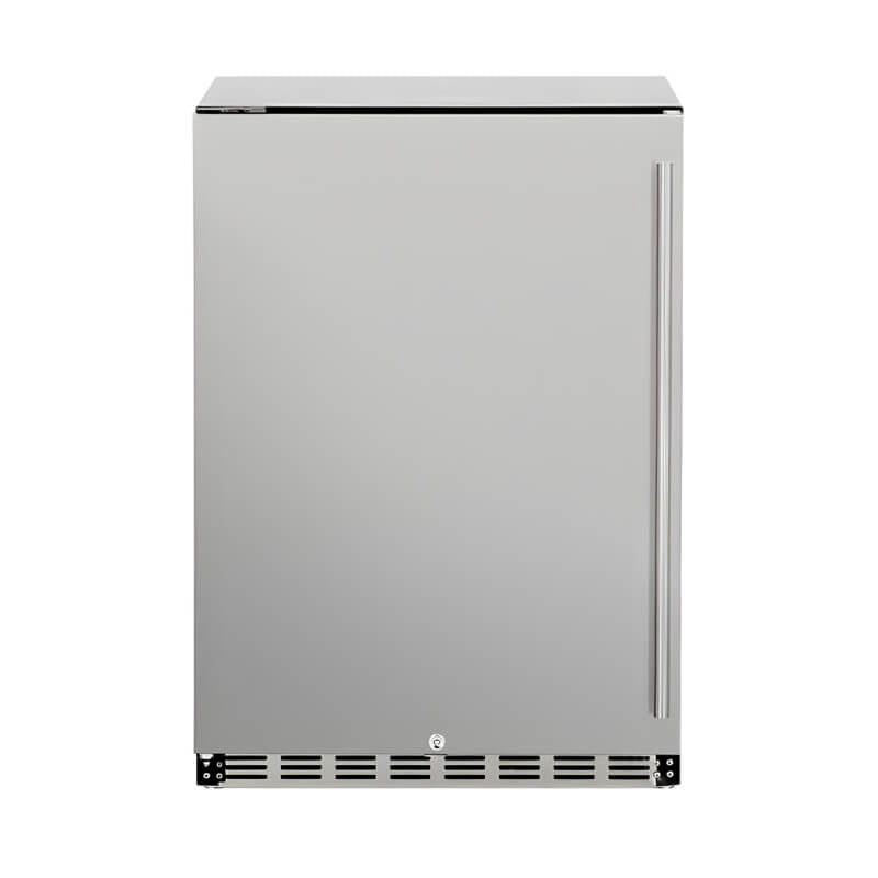 TrueFlame 24 Inch 5.3 Cu. Ft. Deluxe Outdoor Refrigerator - AMD - RFR - 24S - A - by TrueFlame | Buy at Agent BBQ