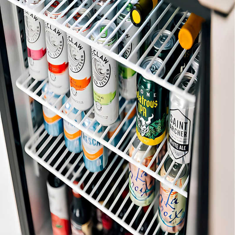 TrueFlame 24 Inch 5.3 Cu. Ft. Deluxe Outdoor Refrigerator - AMD - RFR - 24S - A - by TrueFlame | Buy at Agent BBQ