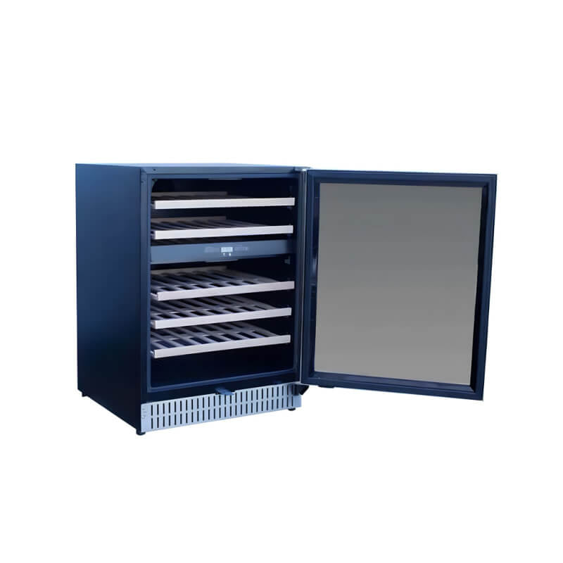 TrueFlame 24 Inch 5.3 Cu. Ft. Outdoor Dual Zone Wine Cooler - AMD - RFR - 24WD - by TrueFlame | Buy at Agent BBQ