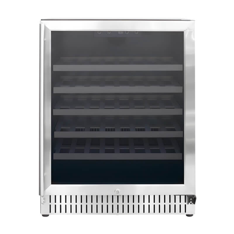TrueFlame 24 Inch 5.3 Cu. Ft. Outdoor Single Zone Wine Cooler - AMD - RFR - 24W - by TrueFlame | Buy at Agent BBQ