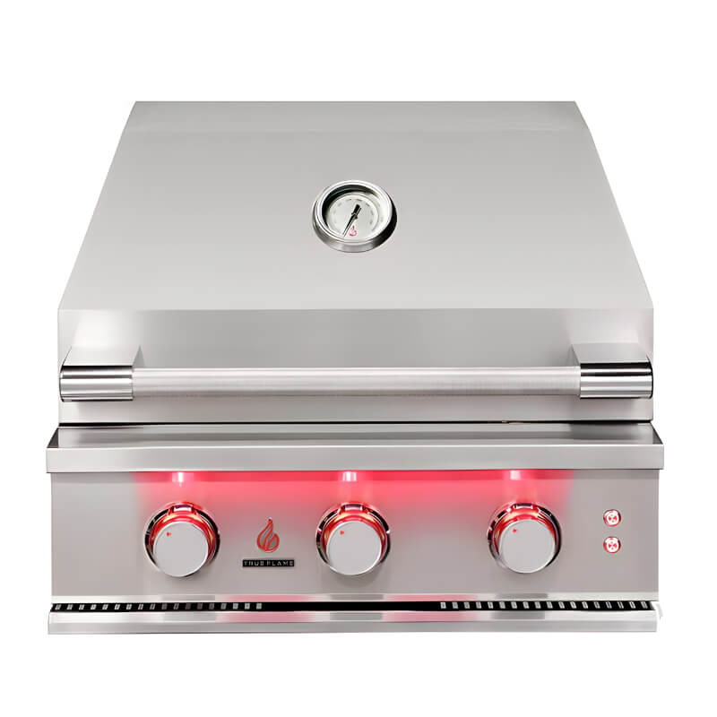 TrueFlame 25 Inch 3 Burner Built - In Gas Grill - by TrueFlame | Buy at Agent BBQ