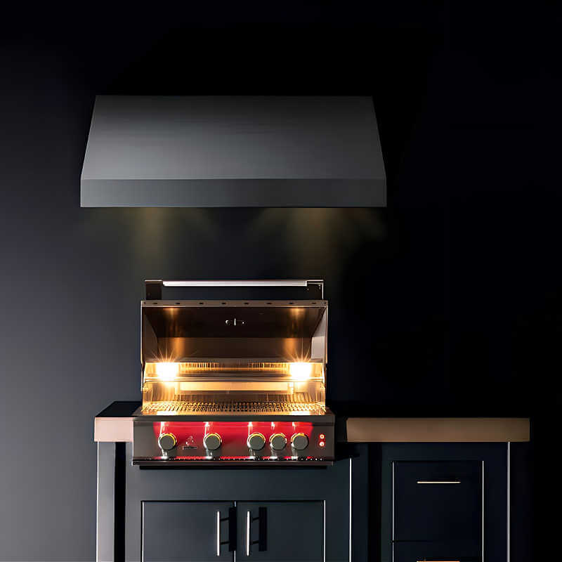 TrueFlame 32 Inch 4 Burner Built - In Gas Grill - by TrueFlame | Buy at Agent BBQ