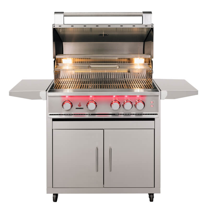 TrueFlame 32 Inch 4 Burner Freestanding Gas Grill - by TrueFlame | Buy at Agent BBQ