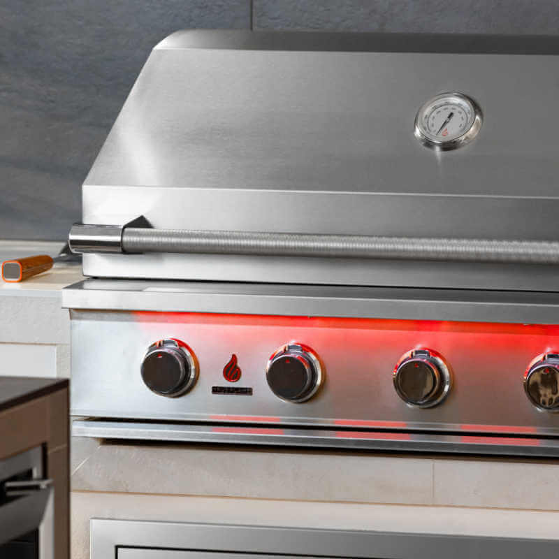 TrueFlame 40 Inch 5 Burner Built - In Gas Grill - by TrueFlame | Buy at Agent BBQ