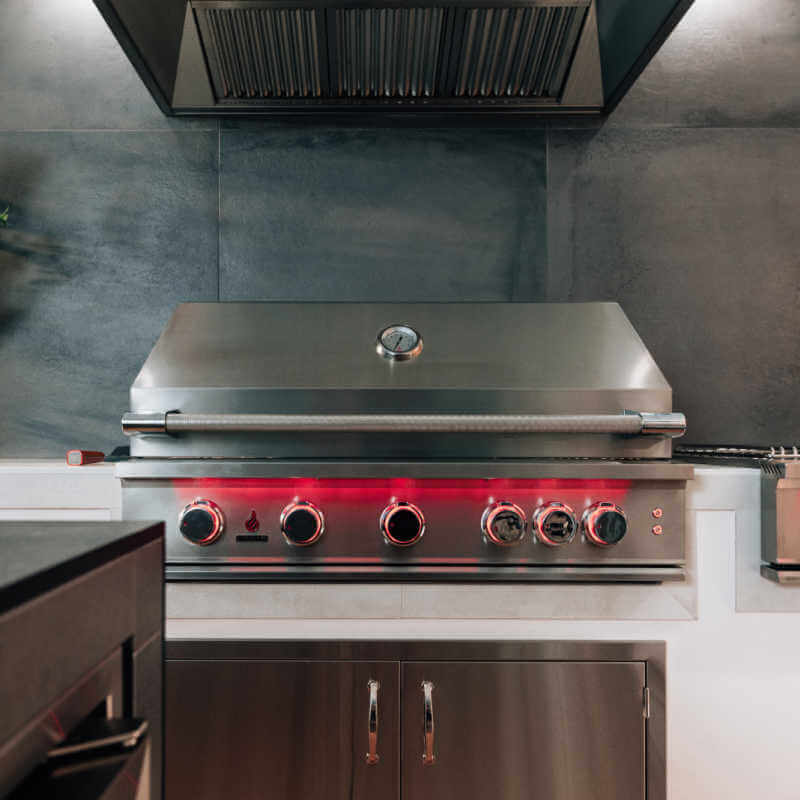 TrueFlame 40 Inch 5 Burner Built - In Gas Grill - by TrueFlame | Buy at Agent BBQ