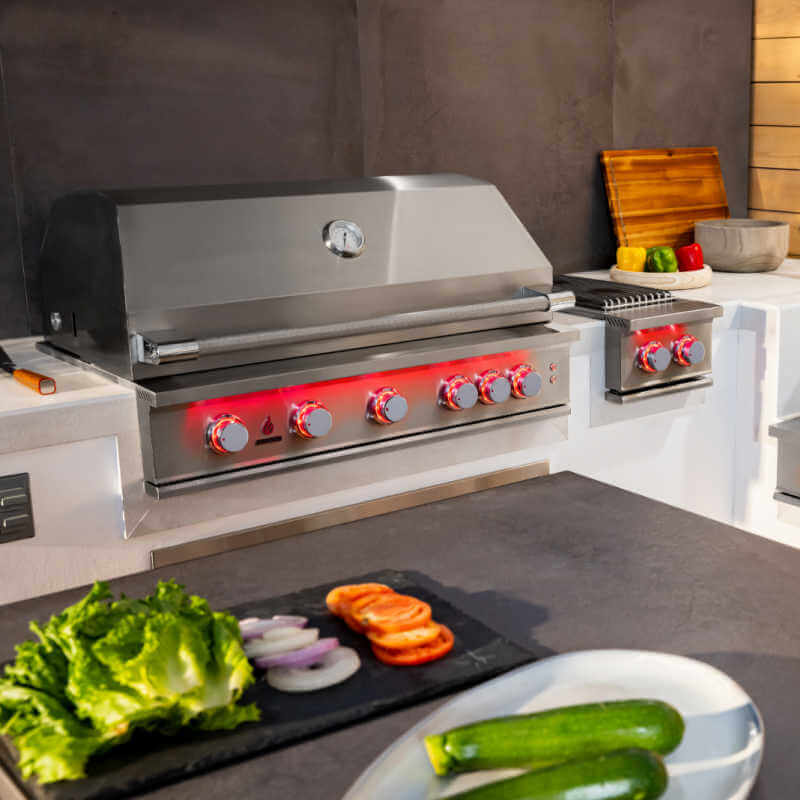 TrueFlame 40 Inch 5 Burner Built - In Gas Grill - by TrueFlame | Buy at Agent BBQ