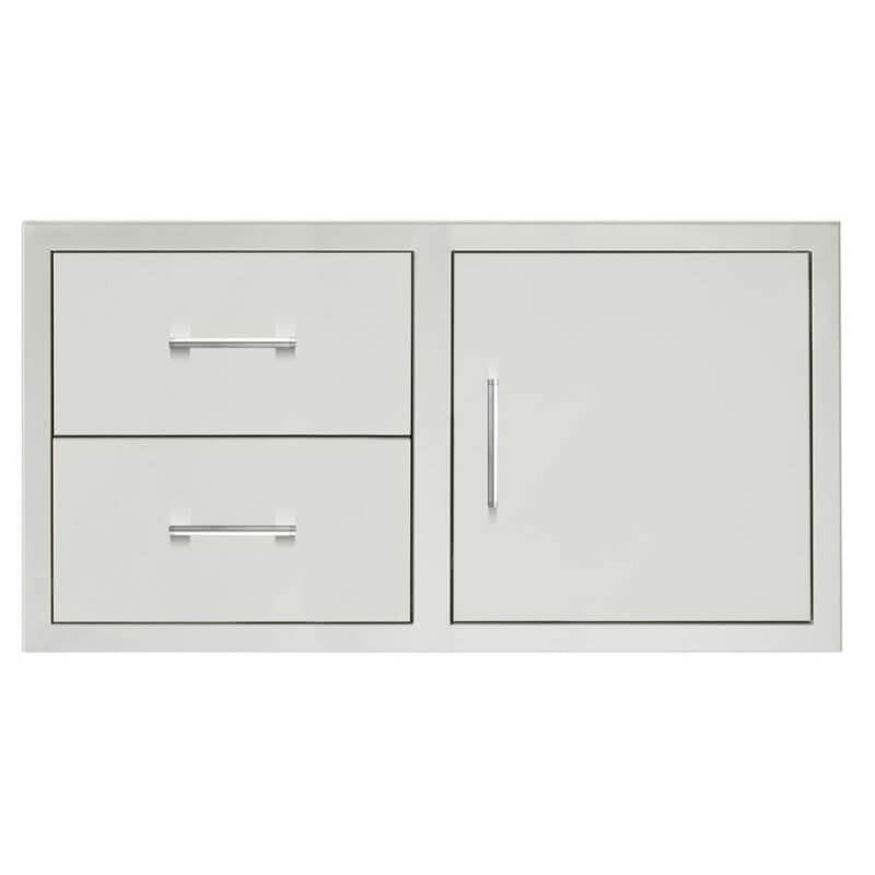 TrueFlame 42 Inch Flush Mount 2 Drawer & Access Door Combo - TF - DC2 - 42 - by TrueFlame | Buy at Agent BBQ